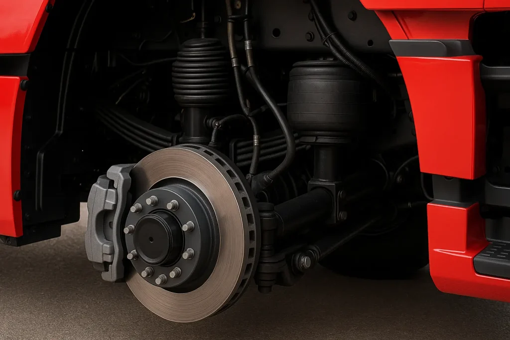 سیستم‌های ترمز و تعلیق کامیون