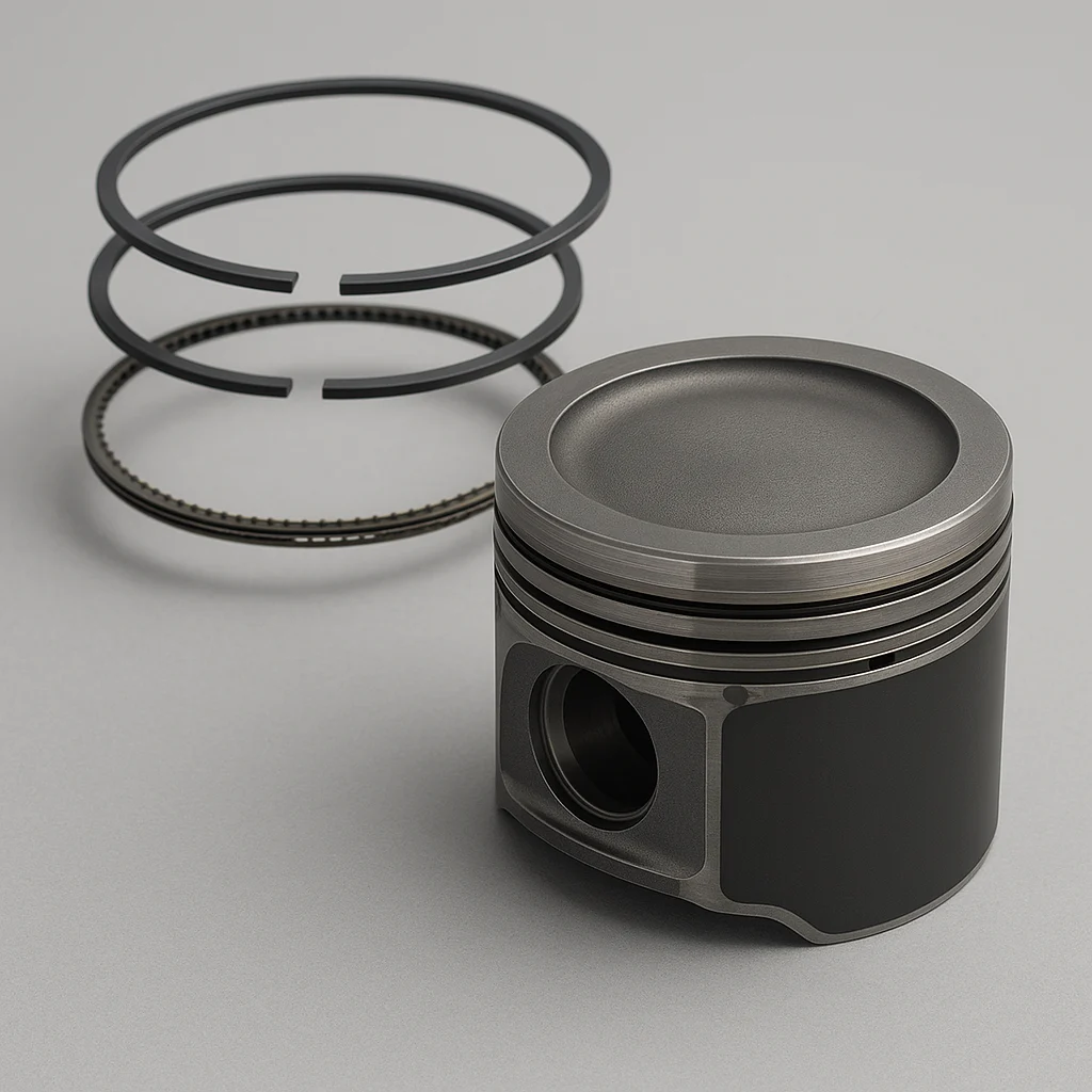 رینگ پیستون موتور بنز ده تن جدید MAHLE