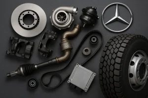 قطعات بنز ده تن