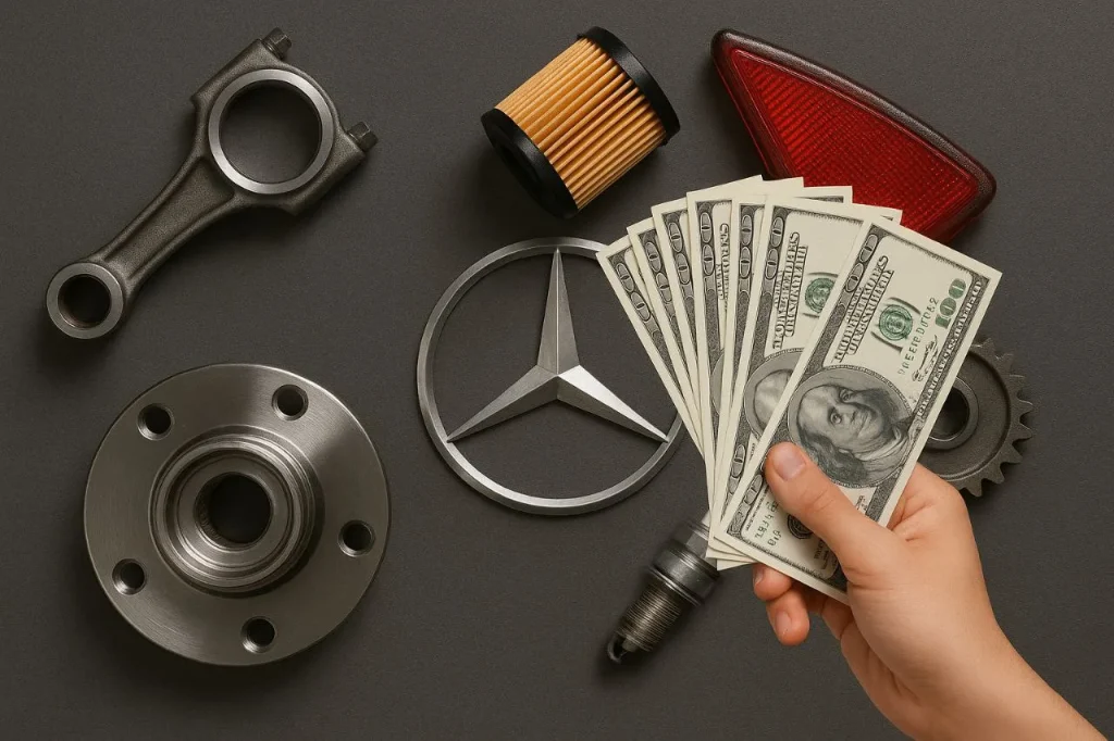 خرید قطعات بنز مایلر