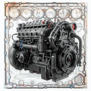 واشر کامل موتور بنز ده تن ELRING