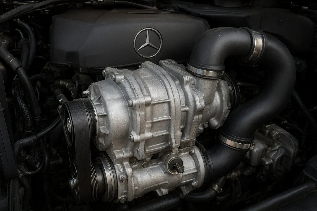 سوپر شارژر کامیون بنز