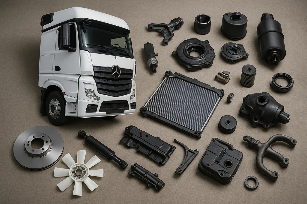 لوازم یدکی کامیون بنز