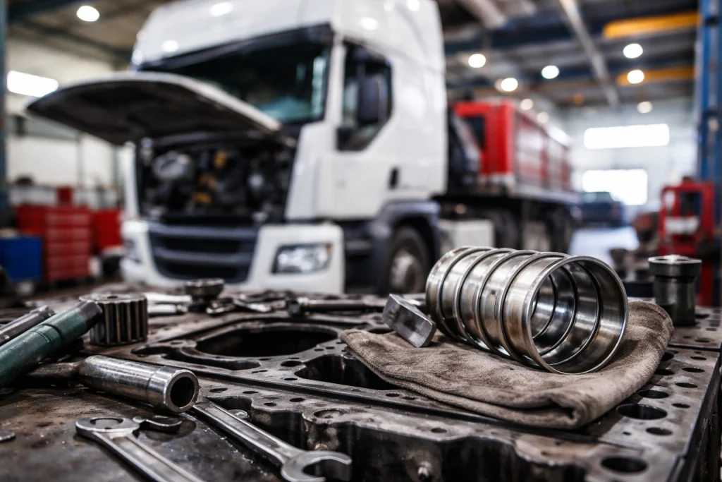 زمان تعویض یاتاقان کامیون